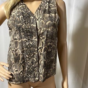 JONES NY SPORT BOUTIQUE SNAKE VEST PP